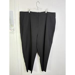 Old Navy Pants Womens 4X Wide Leg Taylor Trouser Full Length Pleated Black